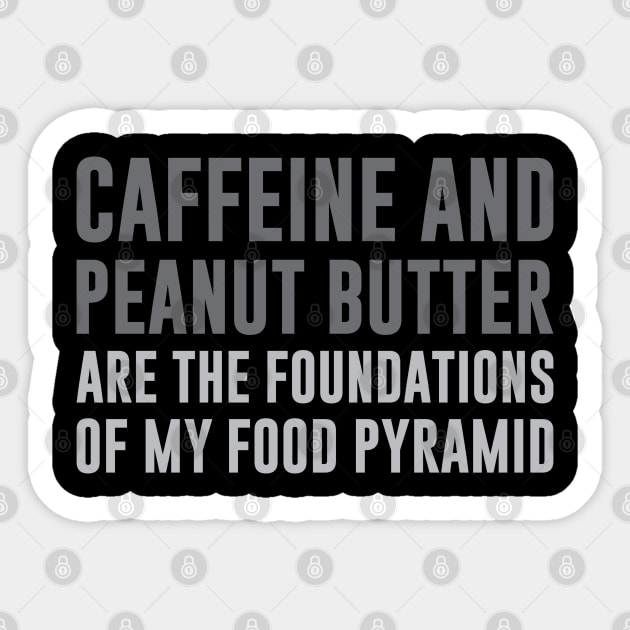 Caffeine & Peanut Butter Sticker by Venus Complete